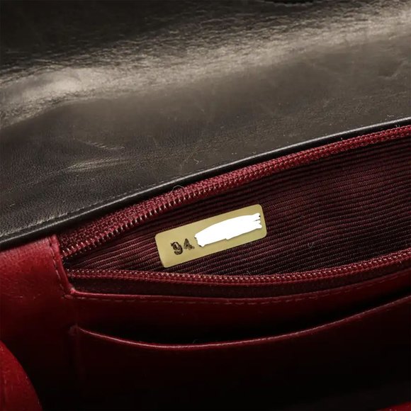 Chanel Vintage Brown Quilted Lambskin Top Handle Medium Flap Bag - Picture 7 of 8